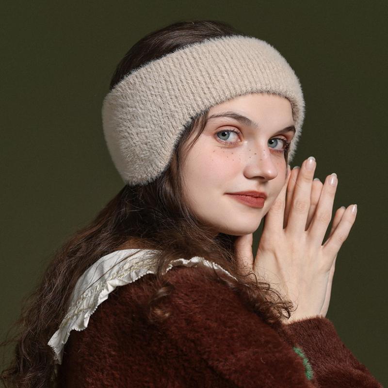 Winter Ear Warmer Earmuffs Headband Cute Hair Bands Outdoor Skiing Sport Thick Hairband For Women Men Headscarf Hair Accessories