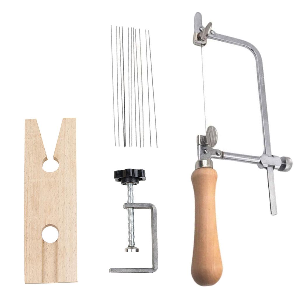 Jewelry Crafting Wire Saw Set with Sturdy Steel Blades and U Shaped Designs for Versatile and Detailed Cutting Tasks