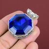 Faceted Tanzanite Quartz Pendant 925 Sterling Silver Pendant Unique Jewelry Handmade Gemstone Pendant Awesome Vintage Pendant Gifts For Him
