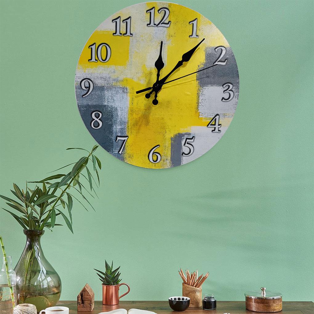 Wood Silent Wall Clock Add Touch Of Elegance To Living Room Clock For Living Room Unique Style