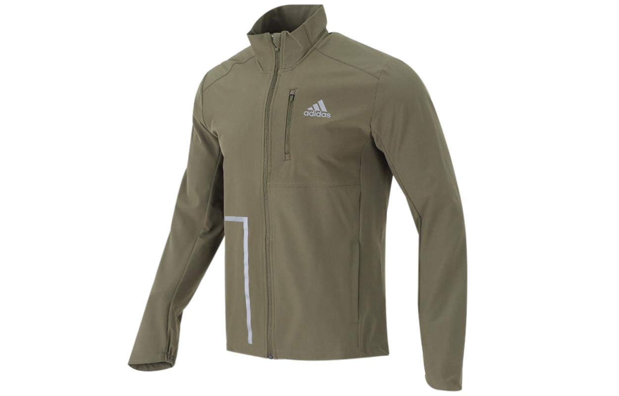 Adidas Jackets Men s Olive Stand Collar Moderate Other H13234 S