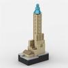 Bausteine MOC New York Wall Street Puzzle Junge Zusammengebaute Ornamente Spielzeug Geschenkset