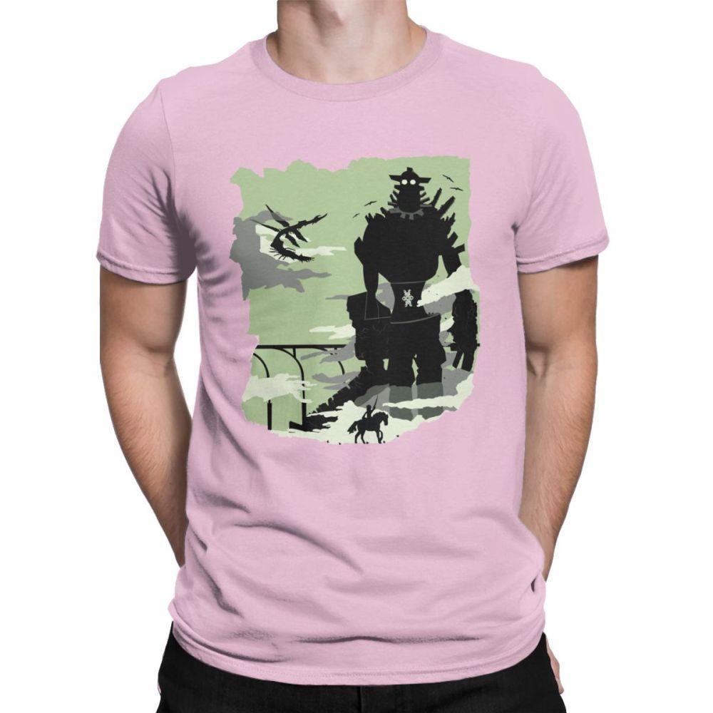 Silhouette Of The Colossus Tshirt Men Shadow of the Colossus Humorous Cotton T Shirt 2021 Clothes