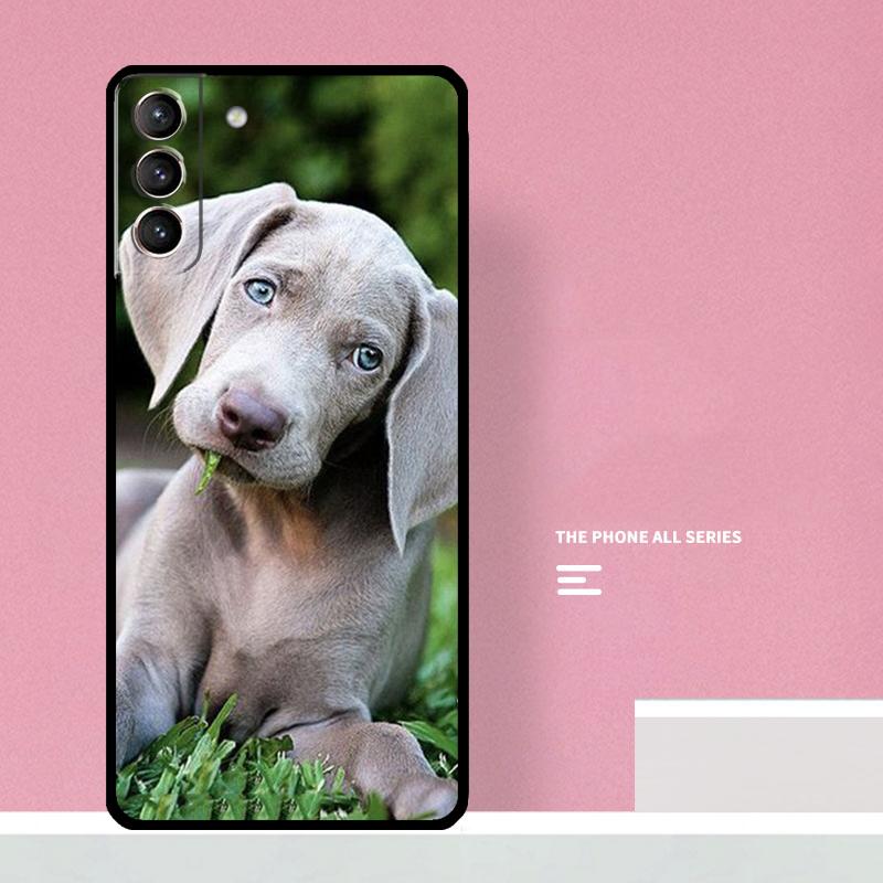 Weimaraner Dog Phone Case For Samsung Galaxy S26 S23 Ultra S20 S21 S22 S24 S25 Plus S10 S25 FE Cover Coque