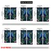 2pcs,2D Plane Printing Minimalist Curtains Mystic Peacocks Polyester Woven (without Rod) Art Deco Festive Ldeal for Living Room