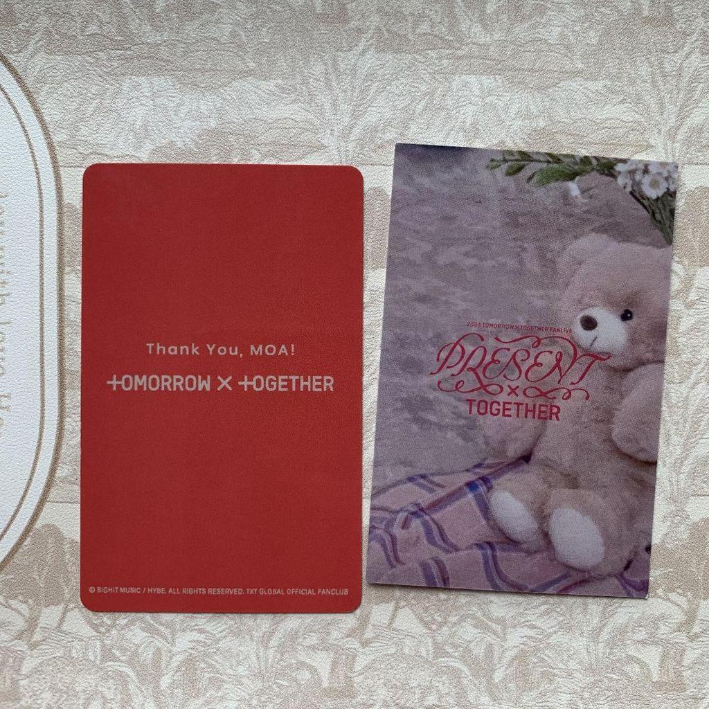 [USED] TXT MOAZONE Fan Live FC Bonus Fan Meeting Trading Card Hueningkai