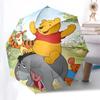 Winnie-the-Pooh, Friendship Themed Automatic Opening and Closing Umbrella, Brightly Colored 8-rib Portable Umbrella, Suitable for Men and Women, A Per