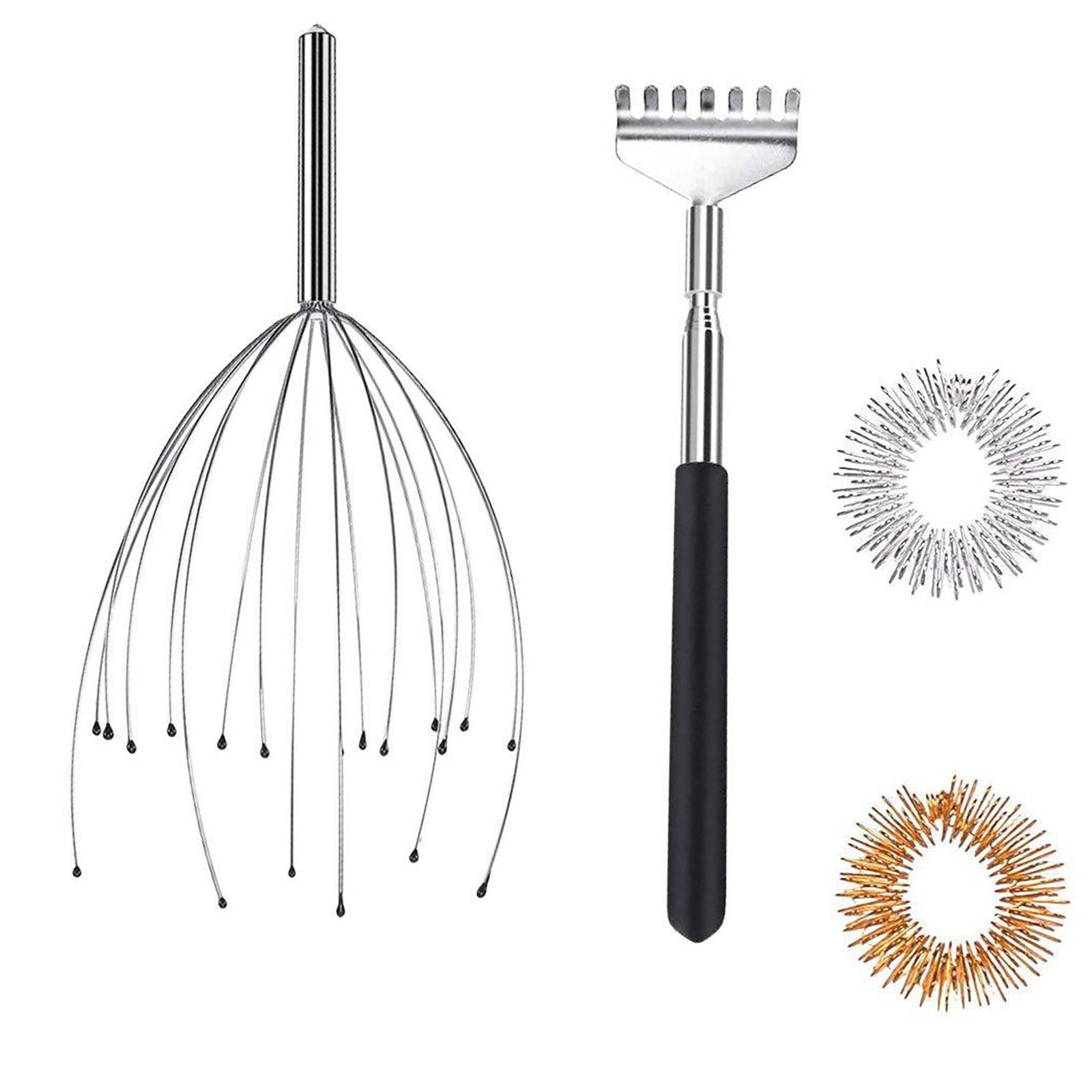 

Scalp and back massage claws and finger massage rings are perfect for relaxing