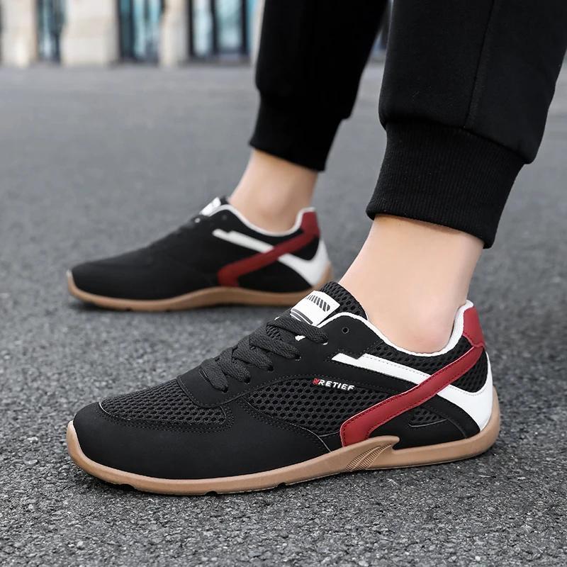 Fashion Outdoor Men's Casual Shoes Comfortable Slip-on Soft Man Sneakers Breathable Lightweight Male Jogging Casual Sport Shoes