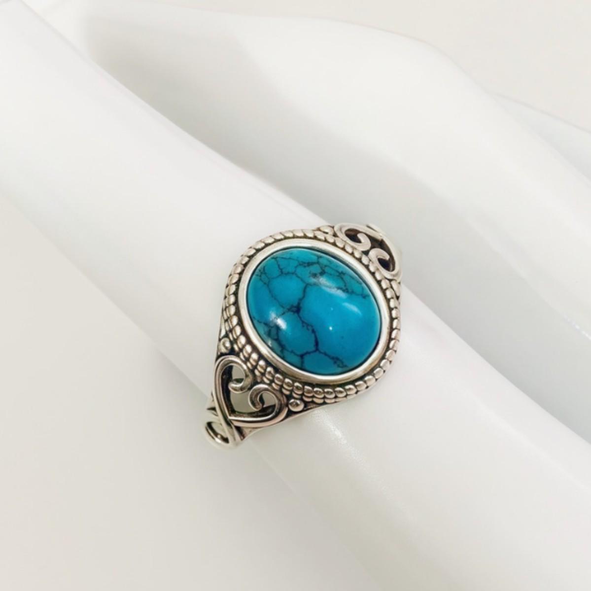 European & American Retro Bohemian Style Versatile Finger Rings античный серебряного