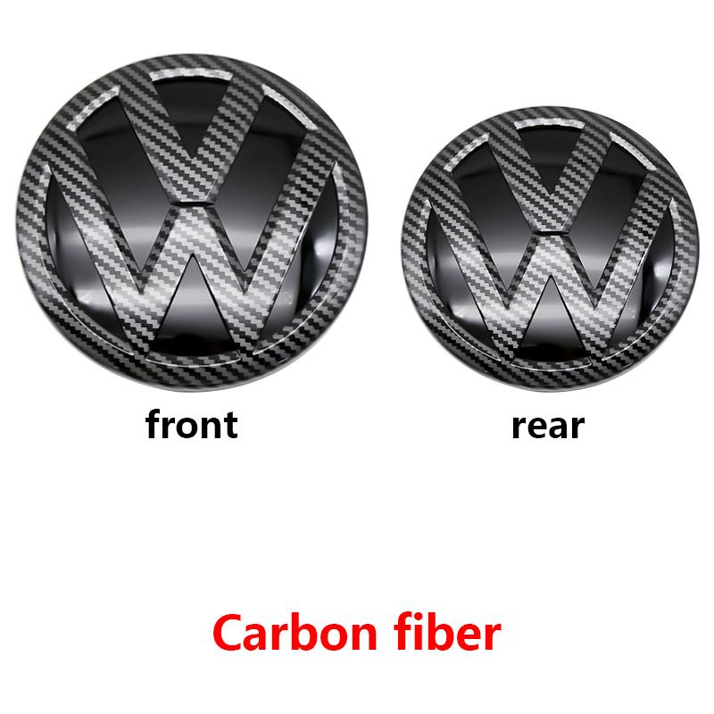 ABCD1 Volkswagen VW Front Grille Rear Trunk Emblem Badge Lid Cover Logo Decoration Sticker For Tiguan 2017 2018 2019 2020 Accessories