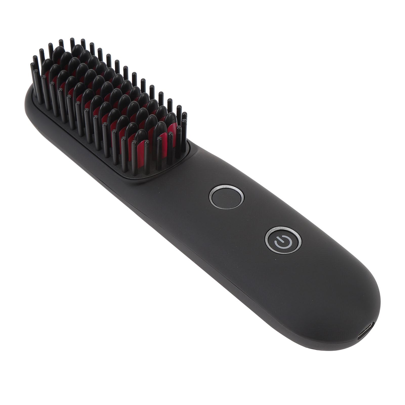 

Беспроводная щетка для выпрямления волос 3 температурных режима Быстрый нагрев 20 секунд Тип C Быстрая зарядка Волосы