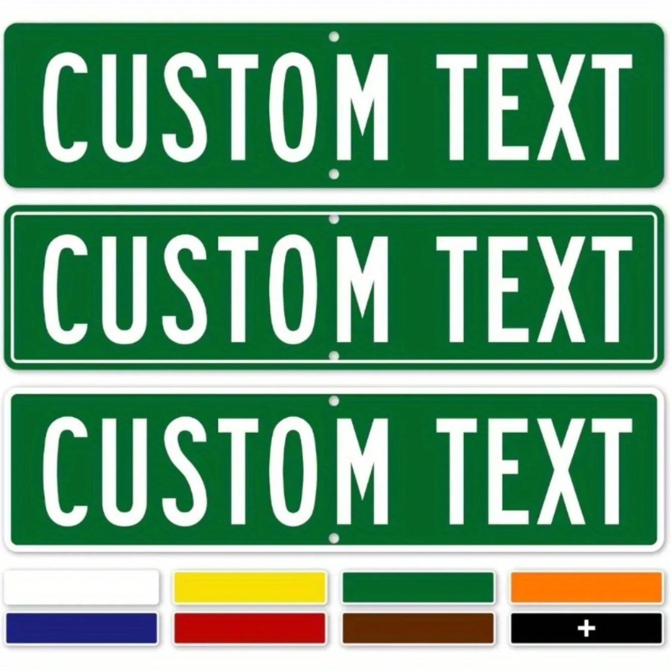 

Personalized Custom Metal Sign Street Address Plaque Outdoor Wall Art House Number Decor Gift белый