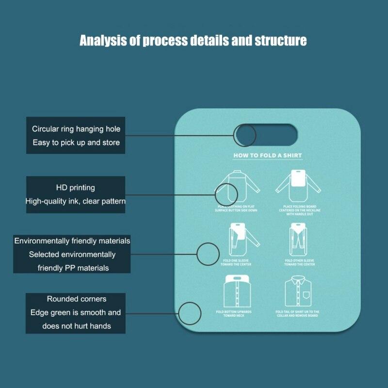 Convenient Lazy Folding Clothes Board Household Folding Clothes Folding Artifact Artifact Shirt Folding Board Automatic Folding Board