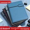A5 Creative Faux Leather Business Notebook with Magnetic Clasp, Thickened Diary