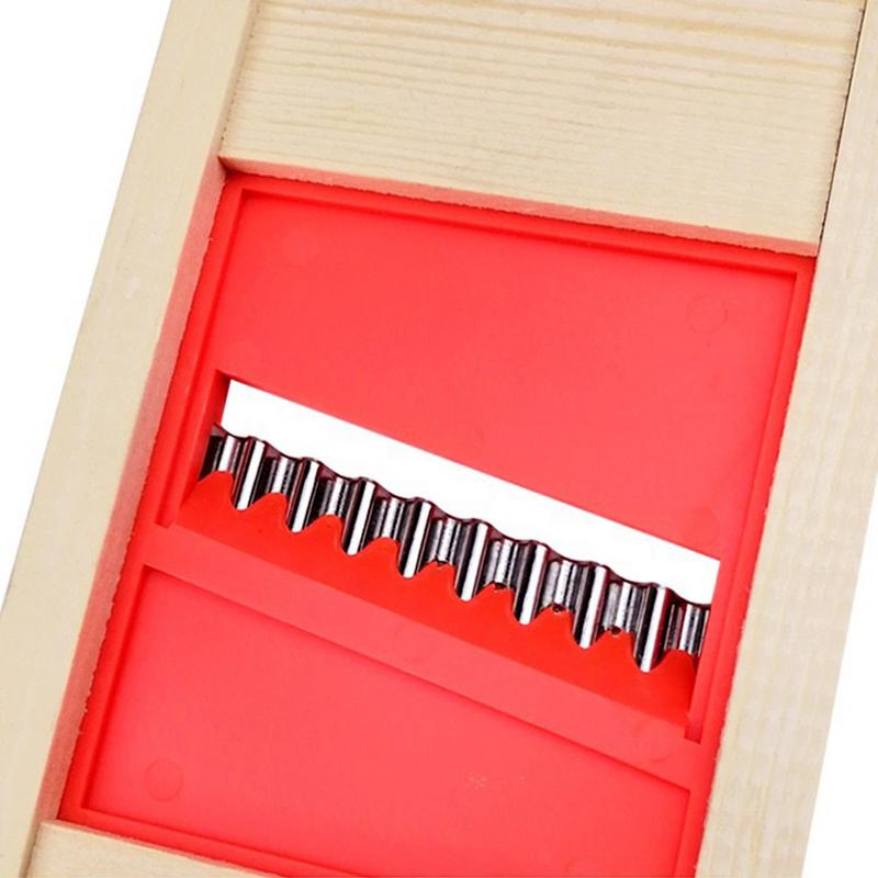 Potato Slicer Wavy Food Mandoline Slicer Stainless Steel Potato French Fry Cutter Slicer Vegetable Slicer Kitchen Chopping