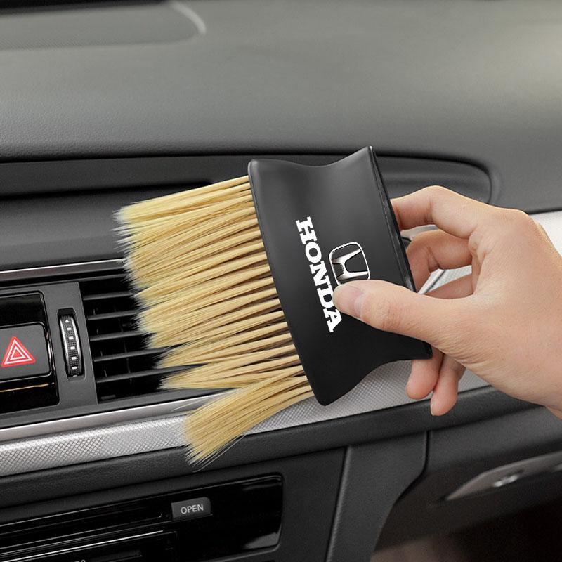 Car Interior Cleaning Soft Brush Dashboard Air Conditioner Outlet Detail Cleaning Brush Gap Dust Removal Articles for Honda Car CB0