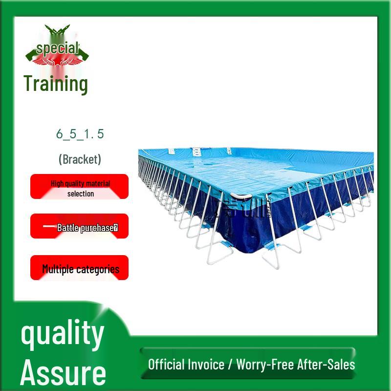 Large Outdoor Rectangular Frame Swimming Pool
