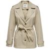 Пальто Женское Only Onlline Trenchcoat Short Тренч (15317205) Белый