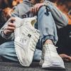 Fashion Men White Sneakers 2025 Spring Autumn Breathable Non Slip Running Shoes Lightweight Comfortable Fashion Cross Tied Casual Shoes