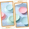 HEALLILY 3pcs Elderly Silicone Pads Double-Sided Plate Suckers for Dinner Plate Cups for Plate Round Shape Design Feeding Aid for Seniors and