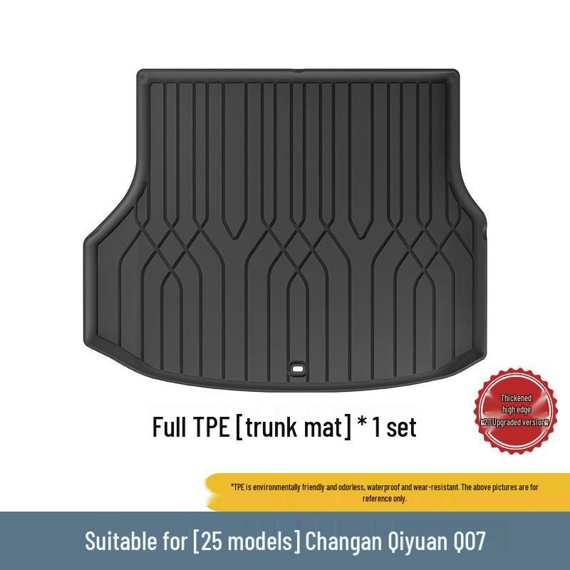 Eco-Friendly TPE Floor Mats & Trunk Mats for 25 Changan Qiyuan Q07 Models
