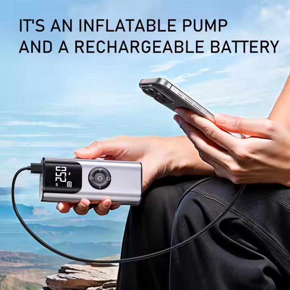Car Inflator Tire Pump Portable Car Air Compressor for Motorcycles Bicycle Boat Tyre Inflator Digital Auto Inflatable