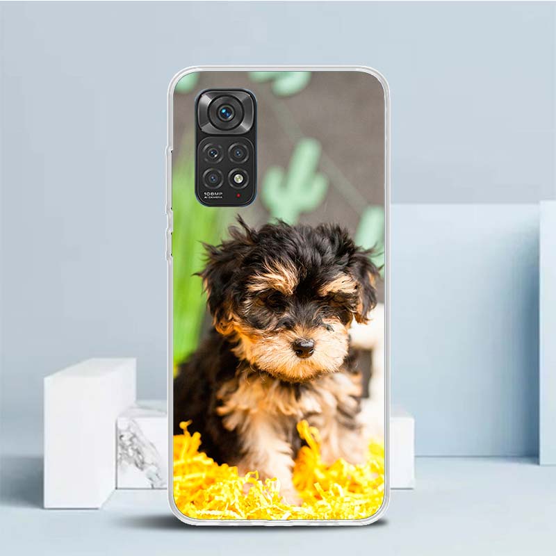 Yorkshire Terrier Dog Puppy Cover for Xiaomi Redmi Note 15 14 13 12 Pro Plus Phone Case 14S 11S 11T 11E 10S 10 4G Pattern Shell