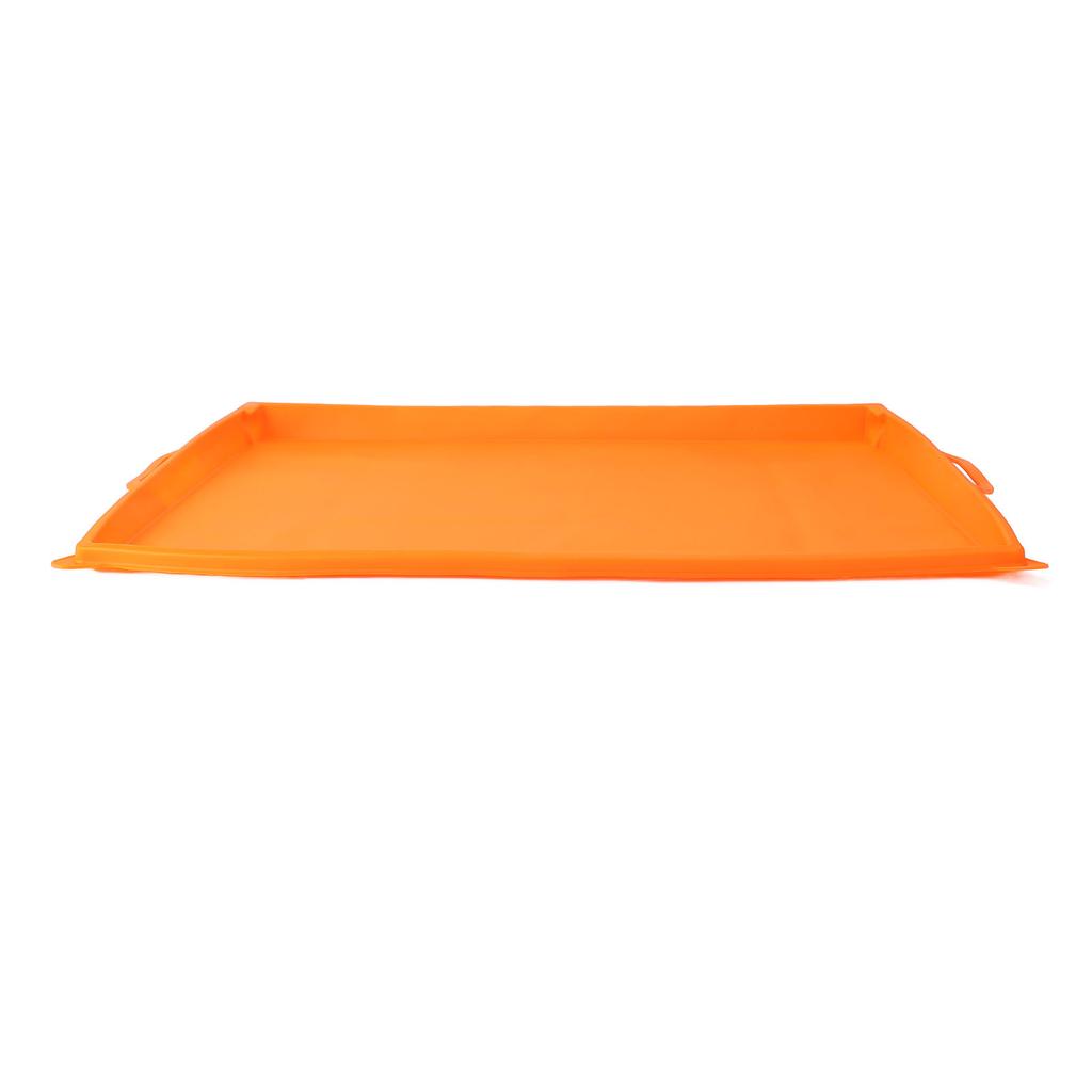 BBQ Grill Mat, Food Grade Folding Grill Mat, BBQ Grill Accessory, Outdoor Grill, Orange