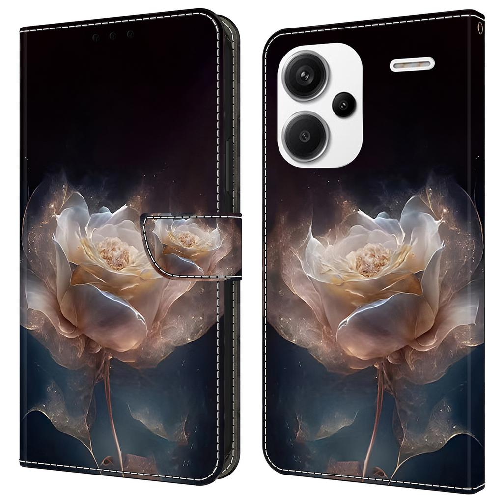 For Xiaomi Redmi Note 13 Pro+ 5G Leather Phone Case Pattern Printed Wallet Cover