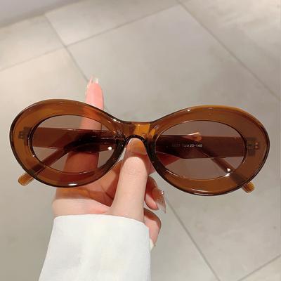 Comfortable Durable High Quality Retro High End Designer Style Trendy Oval Shaped Female For Both Male Sun Glasses