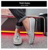Cross2023 Men's Tassel Slip-on Loafers: Spring/Autumn Fashion, Large Size Outdoor Driving Shoes
