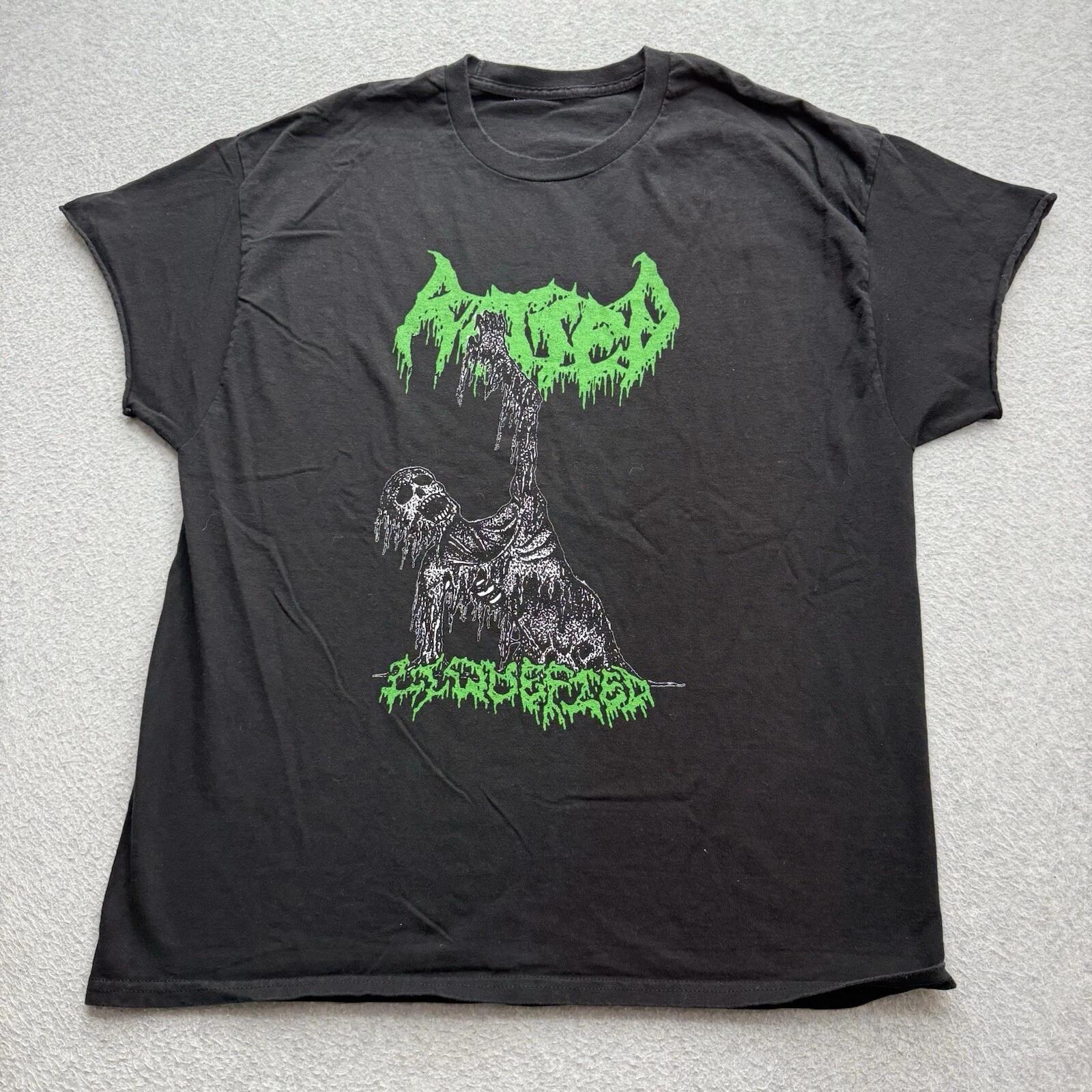 

Футболка Lycanthropic Chants Кибер-метал Группа Рубленая Панк Двусторонняя Готика XL 3XL