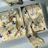 Star Print Ice Silk Women Spring And Autumn Pajamas Long Sleeves High-End Fashion Loungewear Suit