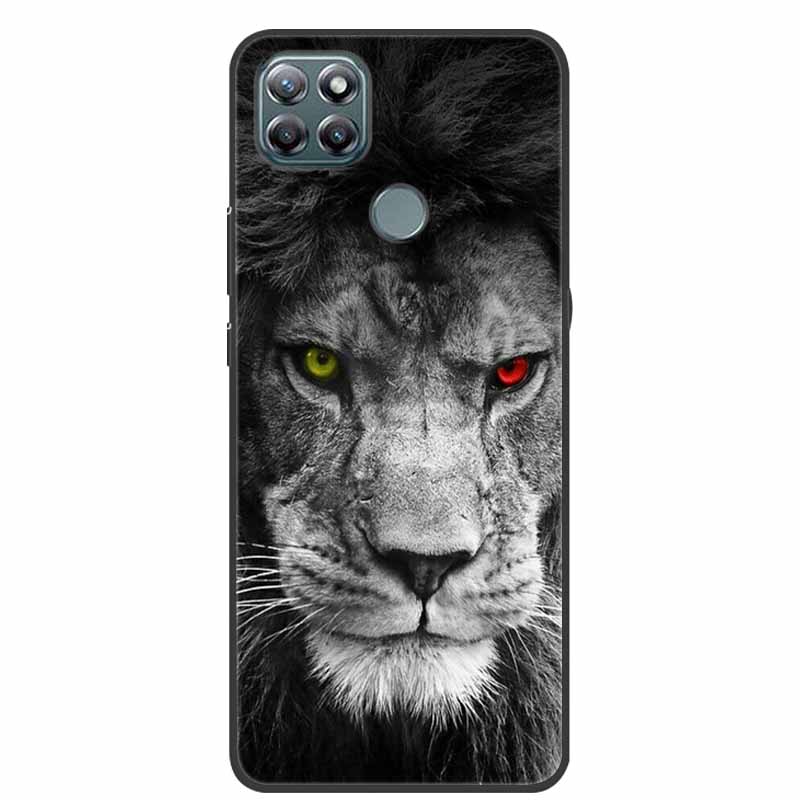 Für Lenovo K12 Pro Hülle Weiches Silikon Wolf Löwe TPU Rückabdeckungen für Lenovo K12Pro Handy Tasche Cartoon Schutzhüllen Hübsch
