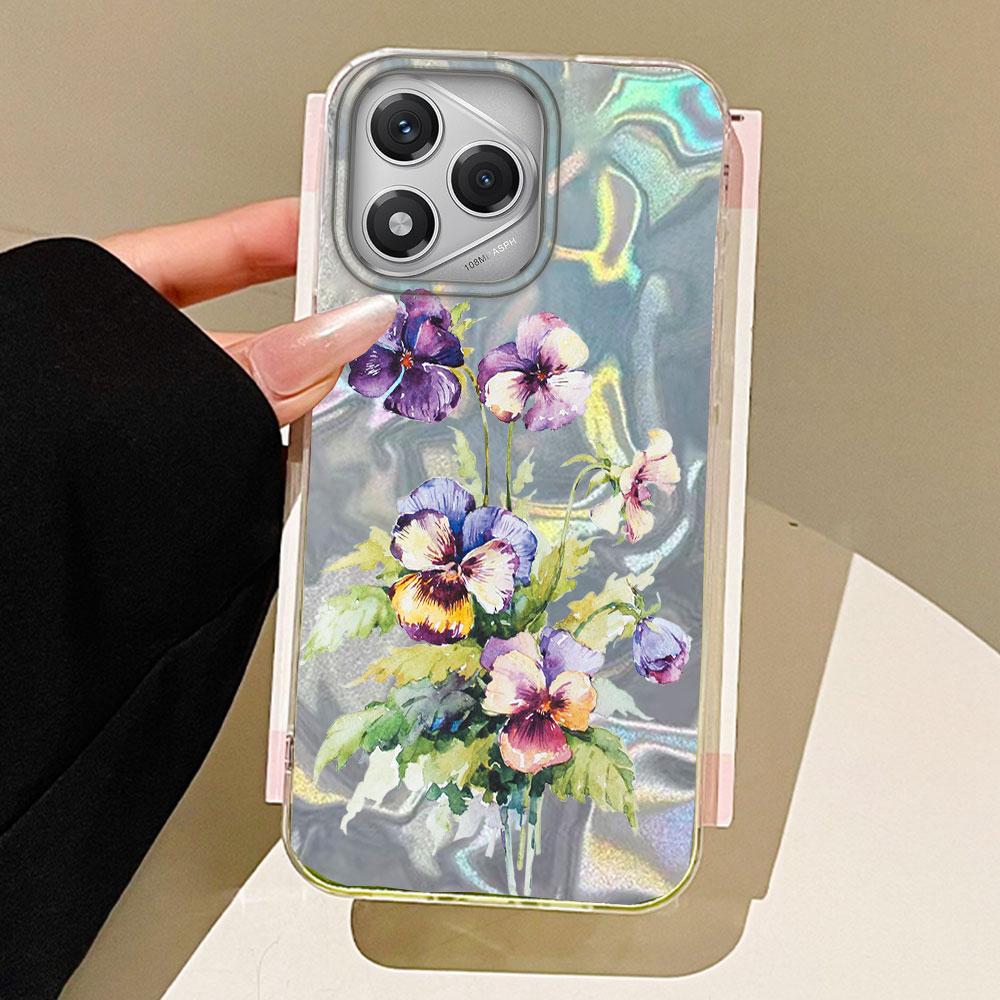 Summer Pink Rose Flowers Phone Case for Honor 400 200 Smart Pro Magic7 6 5 Lite X9a X9c X8b X8a X8c X7c Silicone TPU Shell Cover