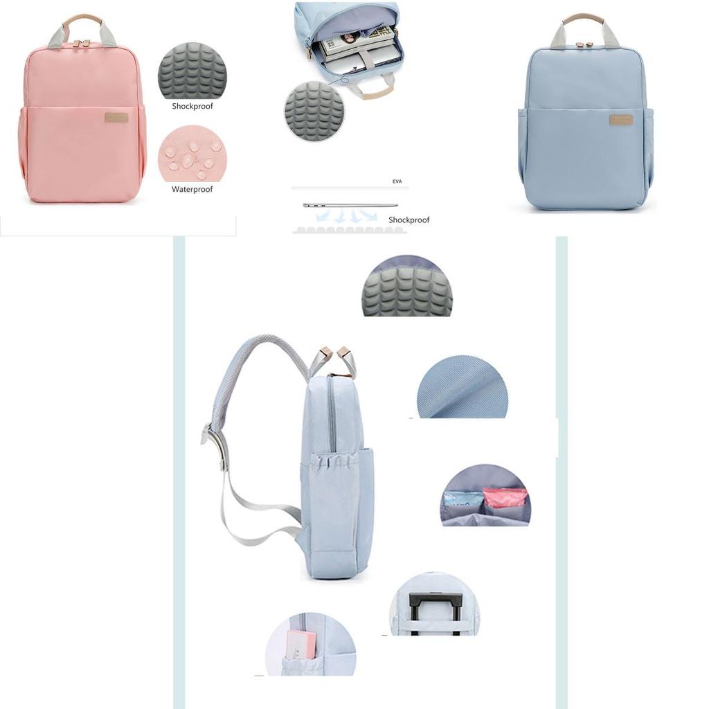 Stylish And Lightweight Nylon Backpack For High School Students 20-35l Capacity Multiple Colors