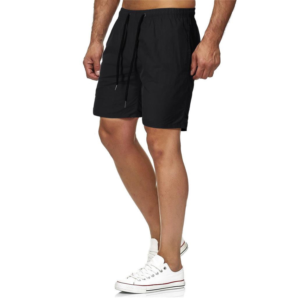 Men's 5-minute Quick-dry Solid Color Beach Pants Sports Fitness Shorts