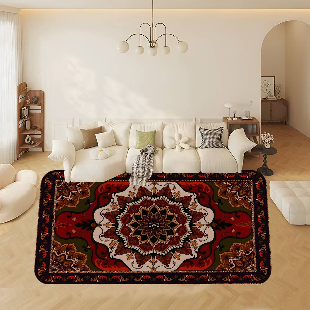 Persian Carpet Floor Mat Cheaper Anti-slip Modern Living Room Balcony Printed Bedside Mats