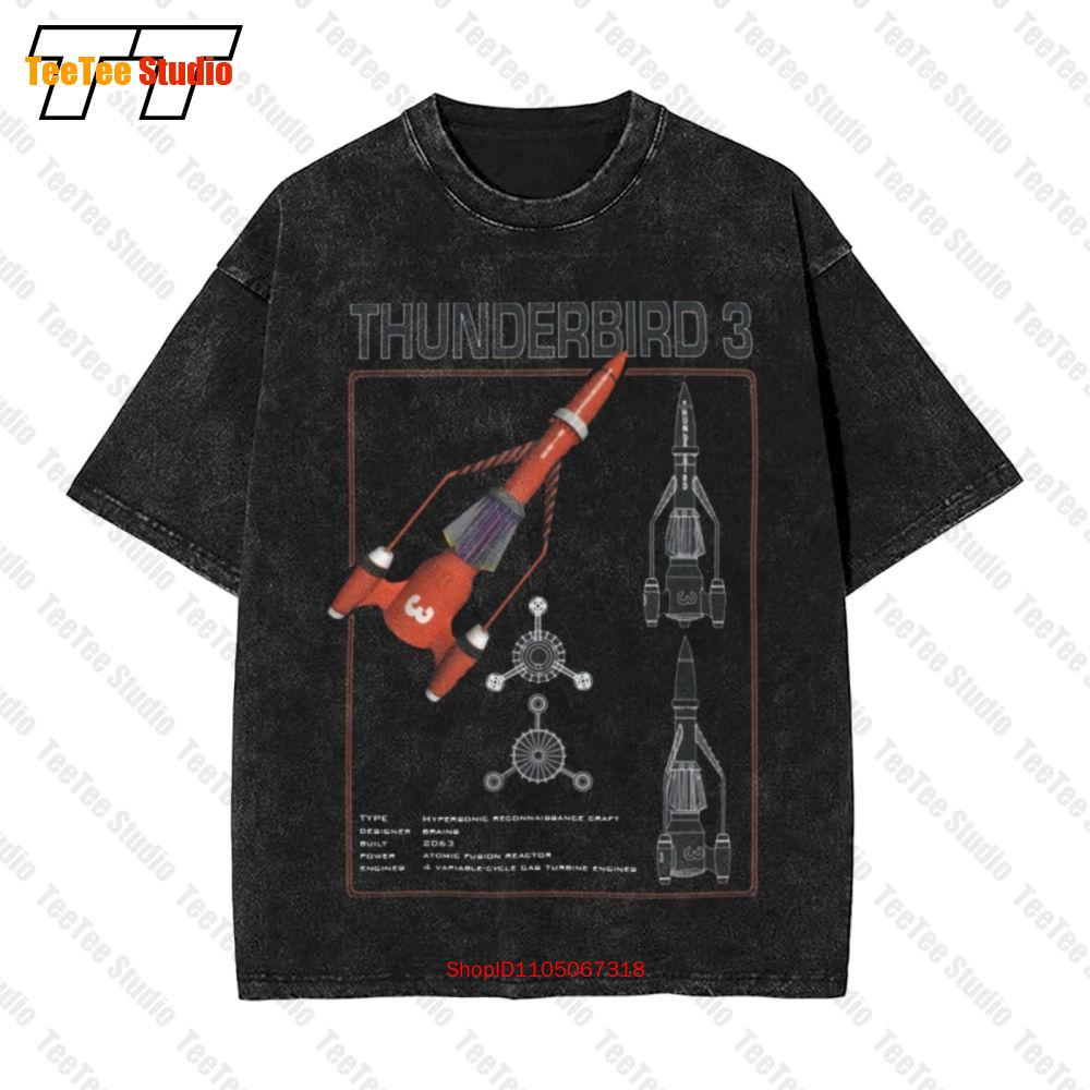 Thunderbird 3 Vintage Oversized Tshirt Navk