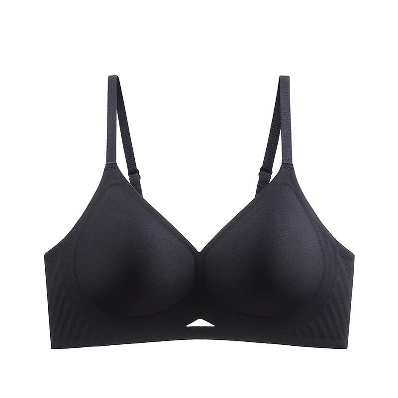 Traceless underwear, women's small breasts gather, soft support, nude feeling, pull to prevent sagging, close secondary breasts, no steel ring