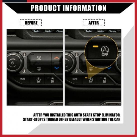 Auto Start Stop A-Off Cable for Subaru Forester Crosstrek 19-23 Plastic Set