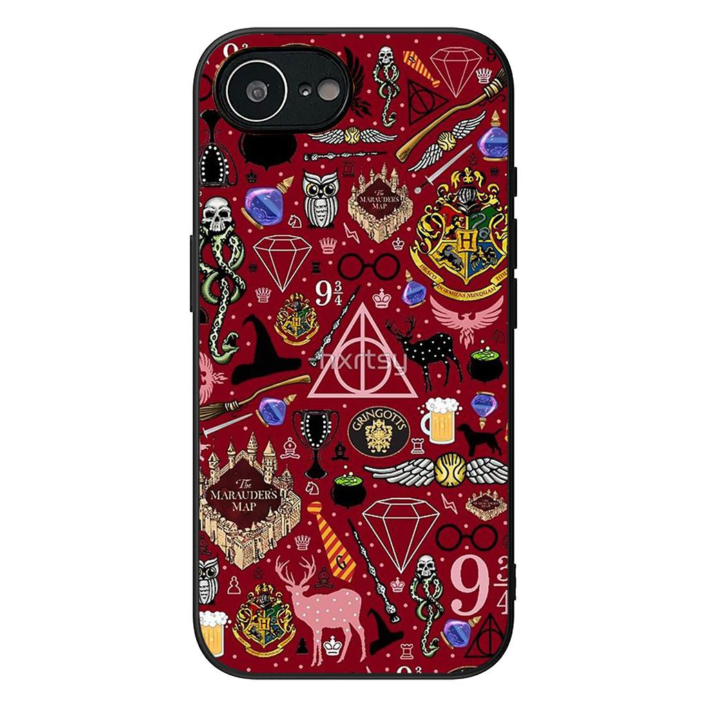 

Cover for Apple iPhone 17 16 11 Pro XS Max XR 6 7 8 Plus 16E SE 2020 Air 5 SE2 Phone Case Art Movie Harries Wand Potters iPhone Air