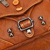 Women's Retro Soft Leather Shoulder Bag - Small Square Crossbody for Middle-aged and Elderly