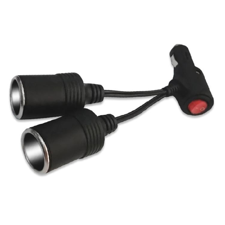 Multi-Functional Cigarette Lighter Adapter with Switch for Car Accessories