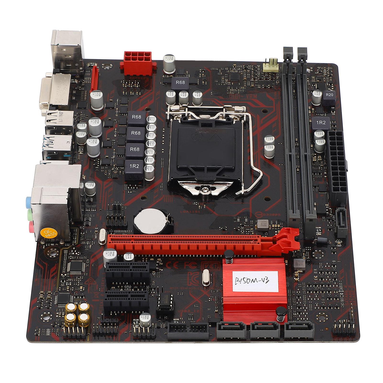 

Материнська плата M ATX для настільного ПК PCI E 3.0 LGA 1151 Слот для ЦП Подвійна пам ять DDR4 2133 МГц для Core I7 I5 I3 Pentium Celeron 14 нм