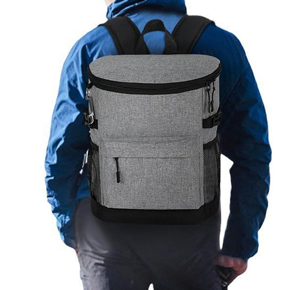 17L 30 Cans Cooler Backpack Large Capacity Thermal Backpack Cool Warm Insulated Backpack for Camping Hiking Picnic