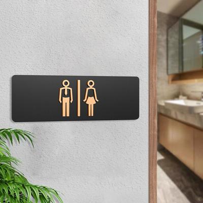 Acryl WC-Schild Männer Frauen Toilette Öffentliche Orte Cafés