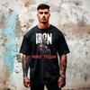 Iron Mike Tyson Men Cotton TShirt Black Vintage Streetwear Muscle Fitness Fit - Men's Summer Cotton Graphic Tee