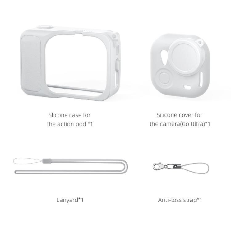 Impact Resistant Silicone Case For 360 GO Ultra Anti Scratch Lightweight Outdoor Use with Lanyard Rope Fall Proof